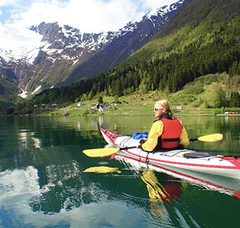 Kayaking Norway